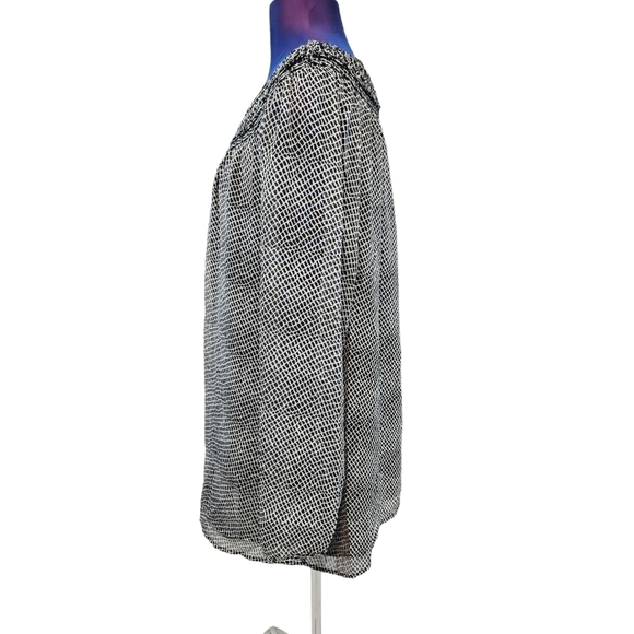 Coldwater Creek Snakeskin Print Chiffon Blouse Size 2X 20/22 Women's Plus‎ E2 - Picture 5 of 10